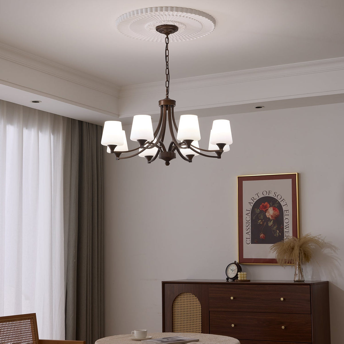 Ardena Elegance Vintage Classic Kronleuchter aus Glas