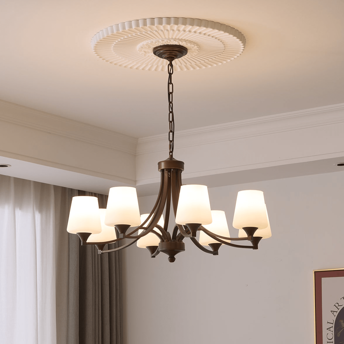 Ardena Elegance Vintage Classic Kronleuchter aus Glas
