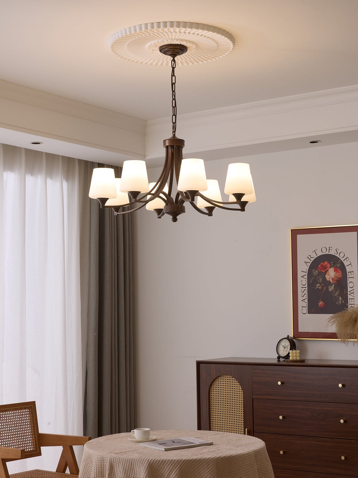 Ardena Elegance Vintage Classic Kronleuchter aus Glas