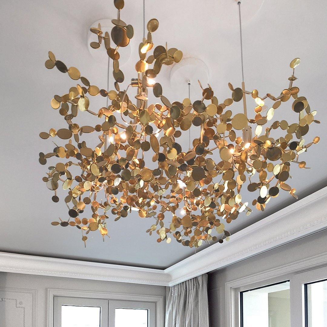 Noruielle Pendelleuchte Metallic Disc Cloud