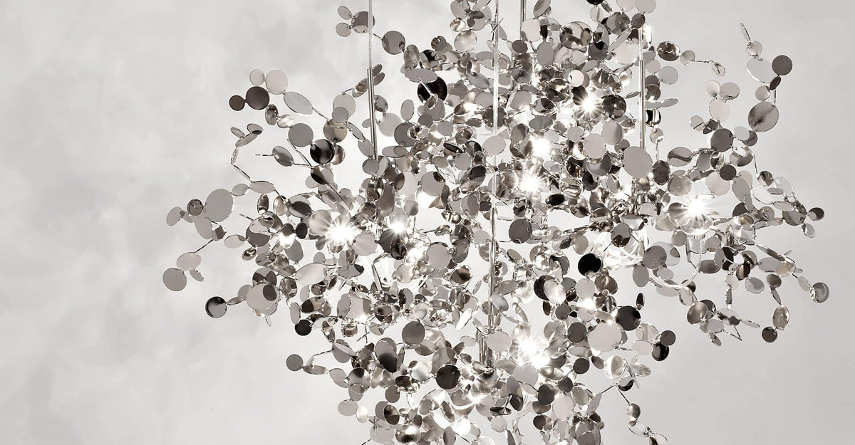 Noruielle Pendelleuchte Metallic Disc Cloud