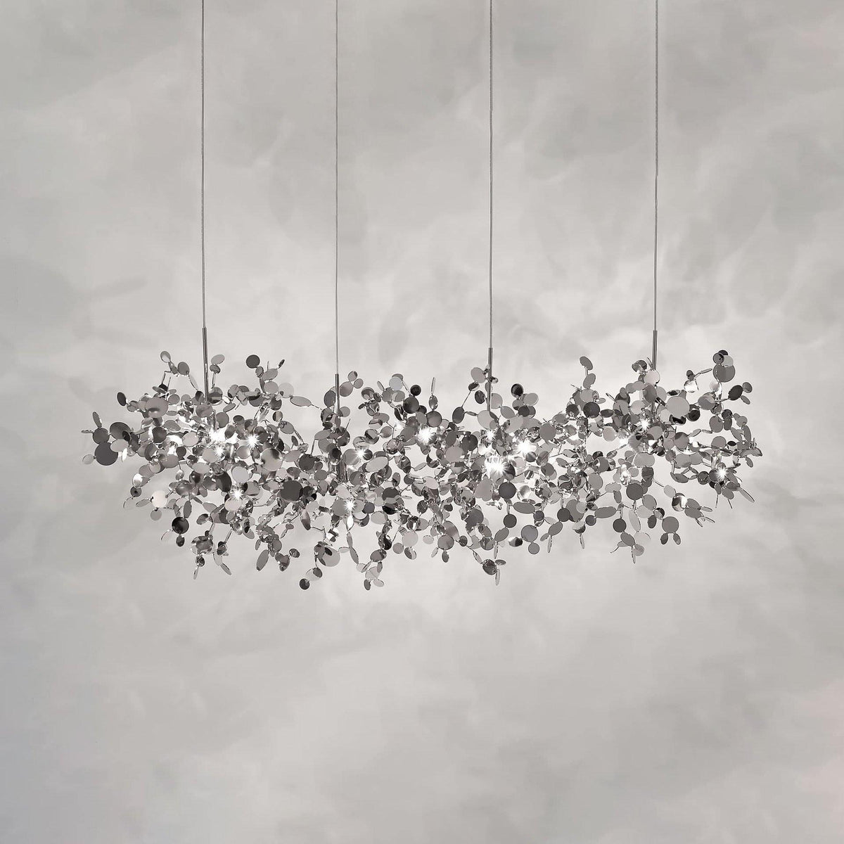 Noruielle Pendelleuchte Metallic Disc Cloud