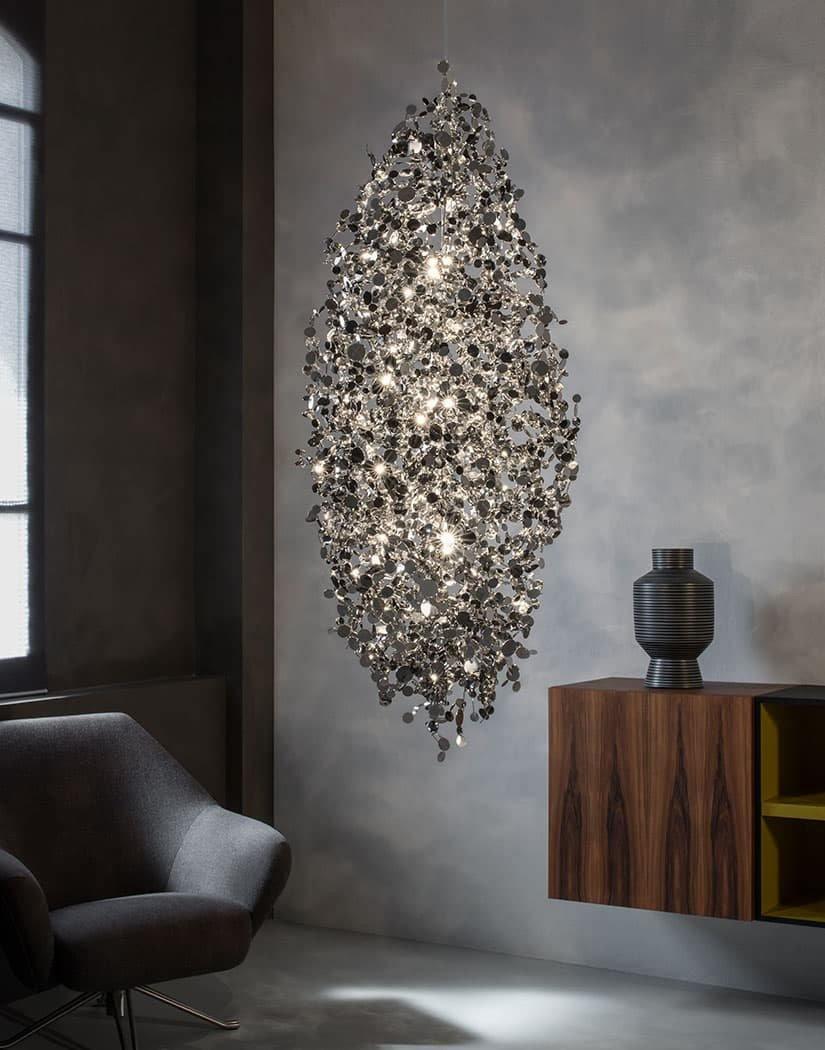 Noruielle Pendelleuchte Metallic Disc Cloud