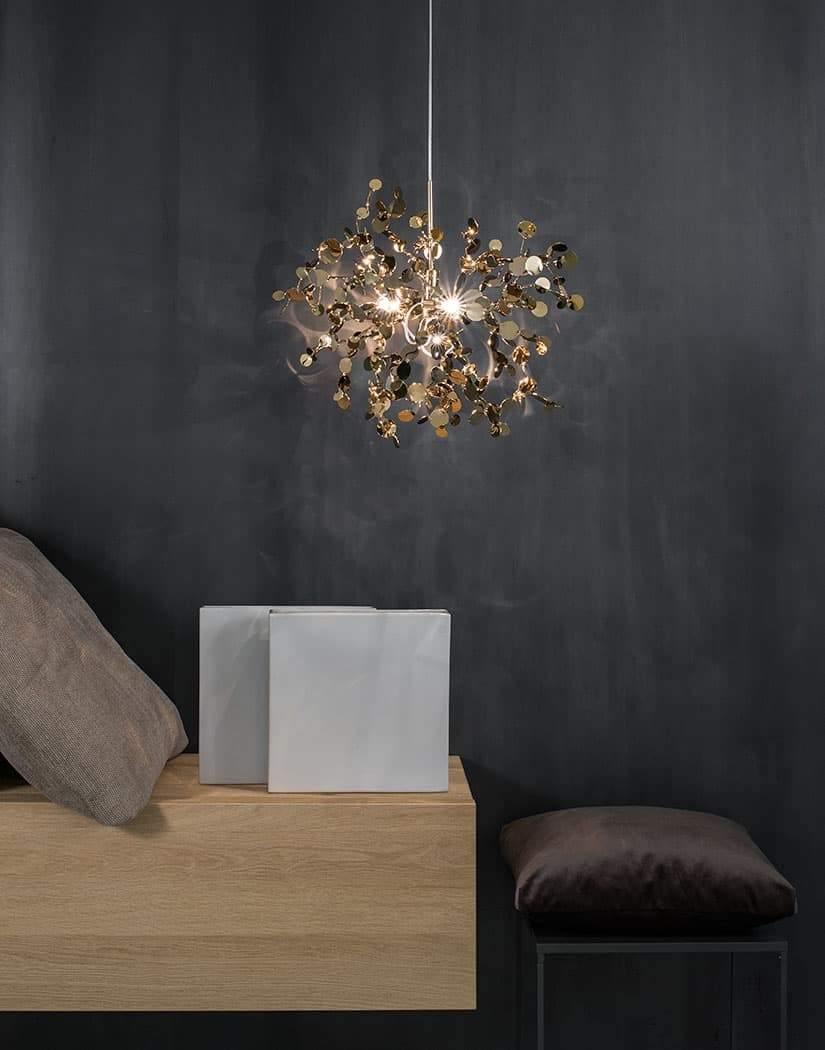 Noruielle Pendelleuchte Metallic Disc Cloud