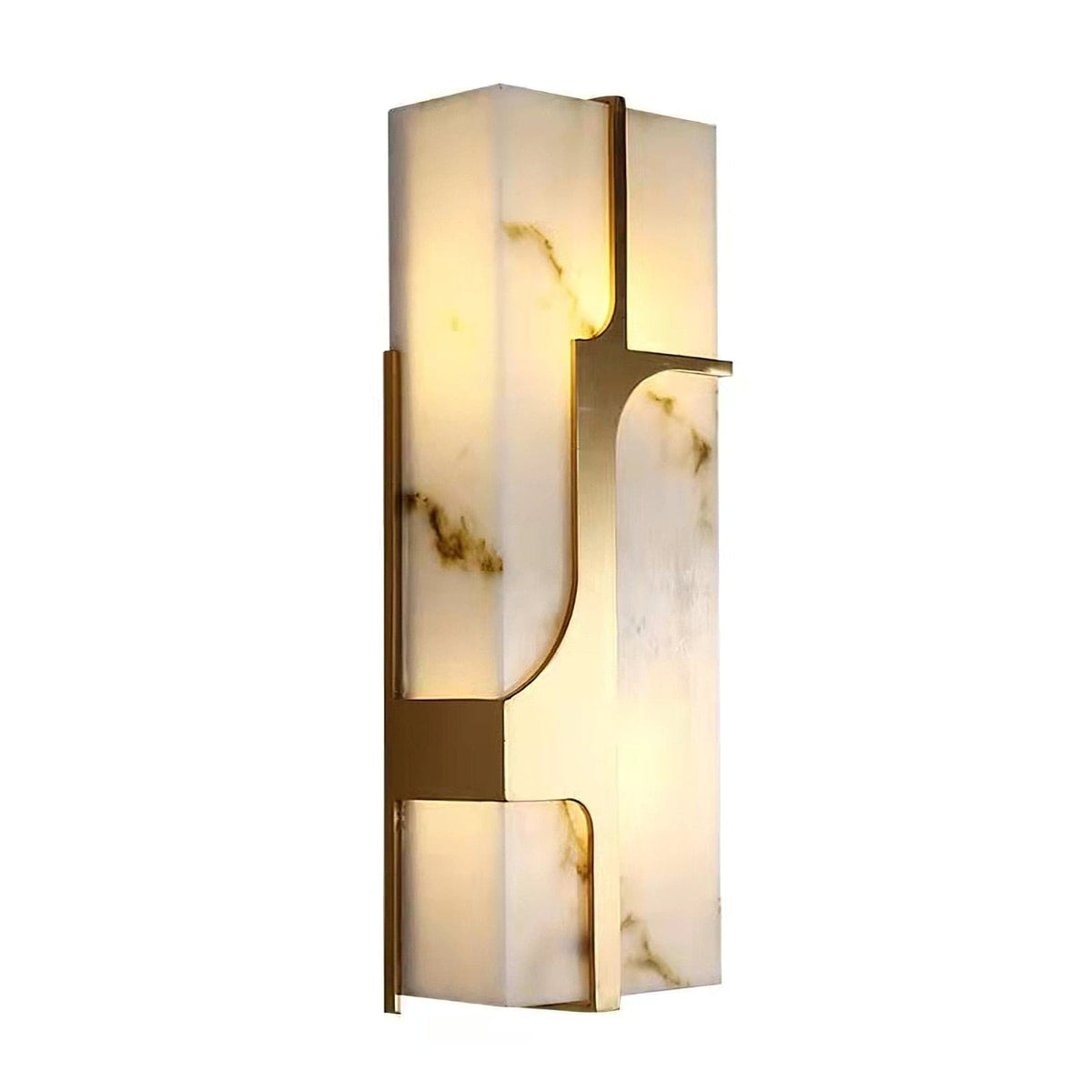 Ariel Wandleuchte Alabaster & Messing Eleganz