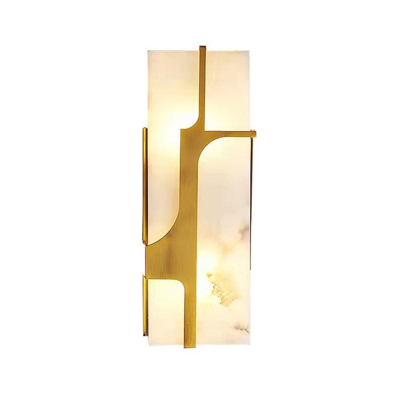 Ariel Wandleuchte Alabaster & Messing Eleganz