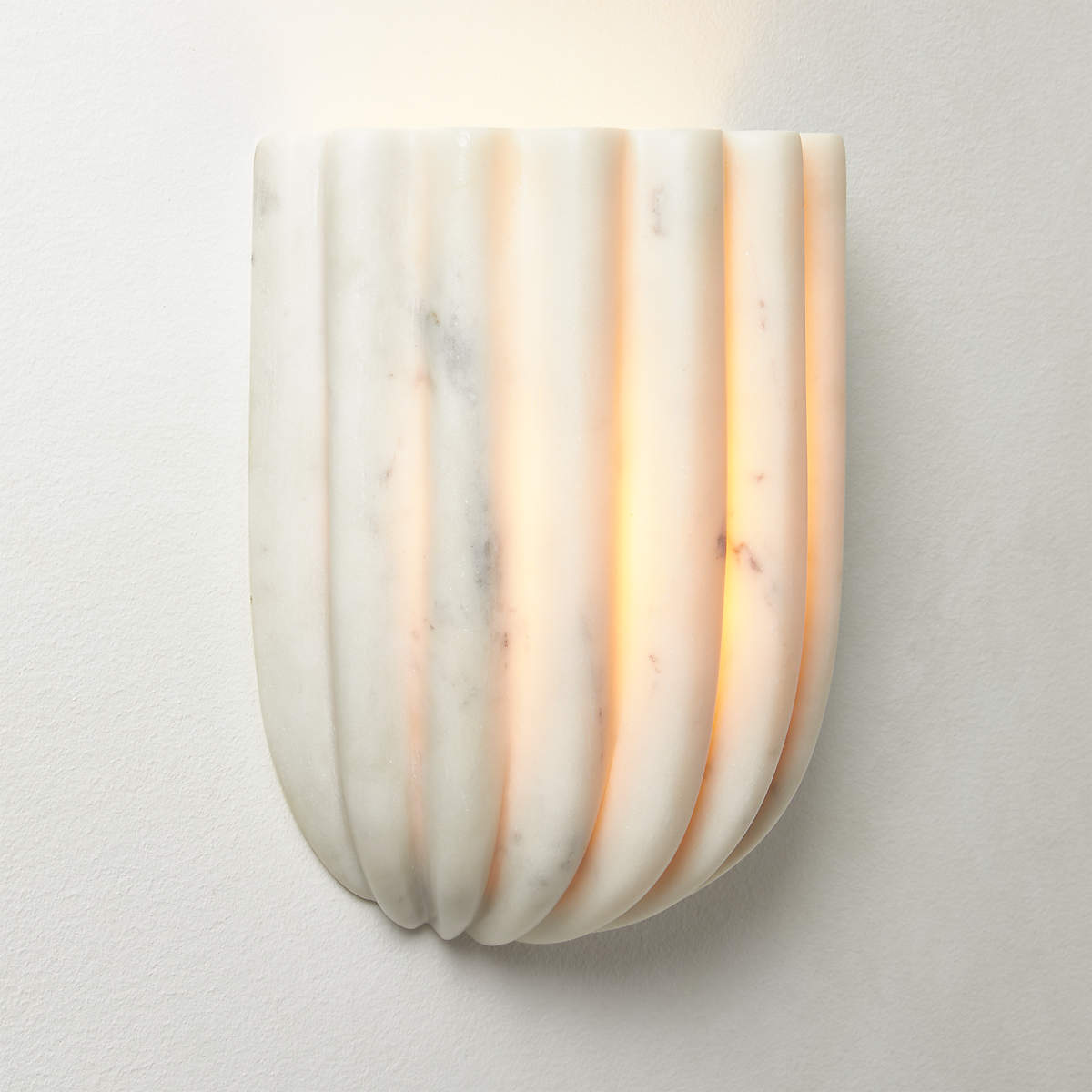 Tinduvys Elegance Ariel Single Marmor Flutige Wandleuchte