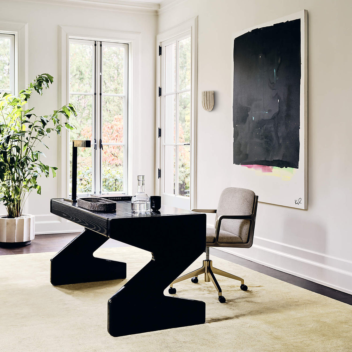 Tinduvys Elegance Ariel Single Marmor Flutige Wandleuchte