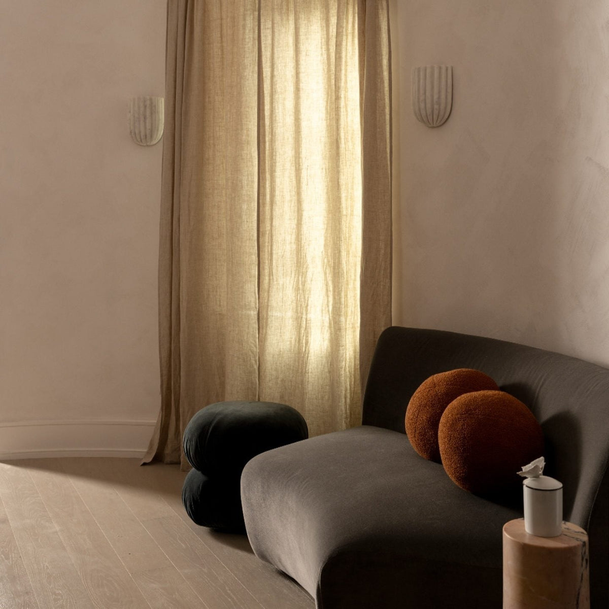 Tinduvys Elegance Ariel Single Marmor Flutige Wandleuchte