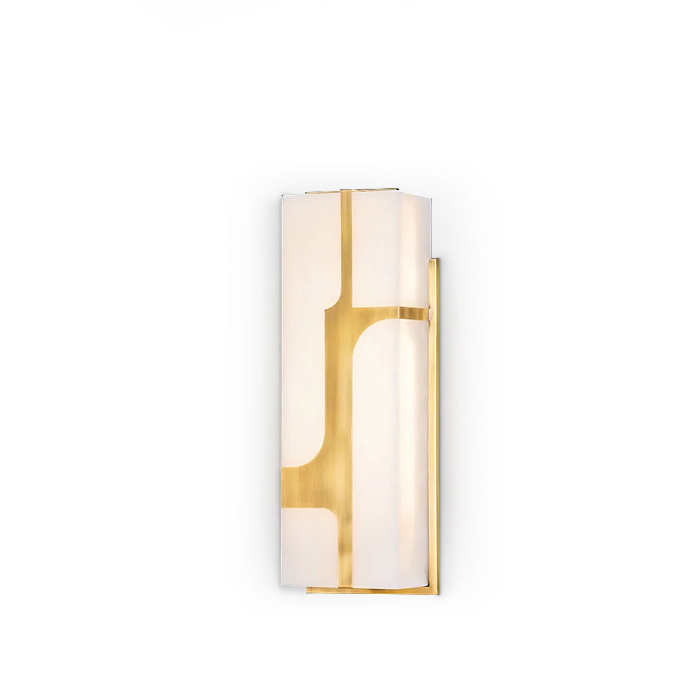 Ariel Wandleuchte Alabaster & Messing Eleganz