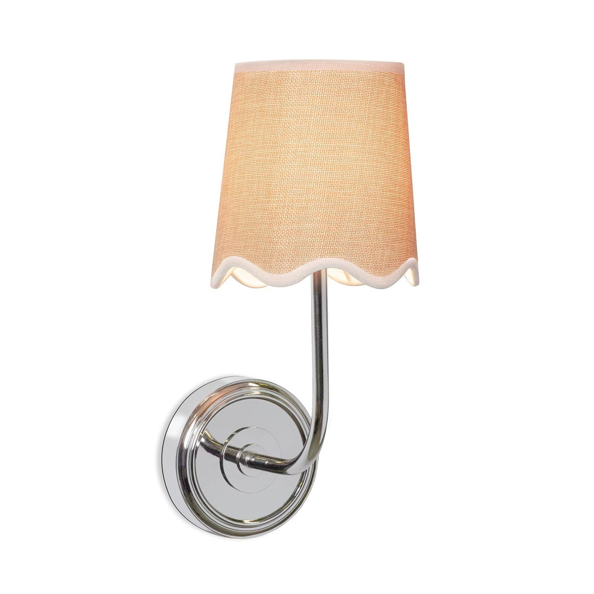 Sifuvyo zeitgenössische minimalistische Wandleuchte aus Stoff und Metall