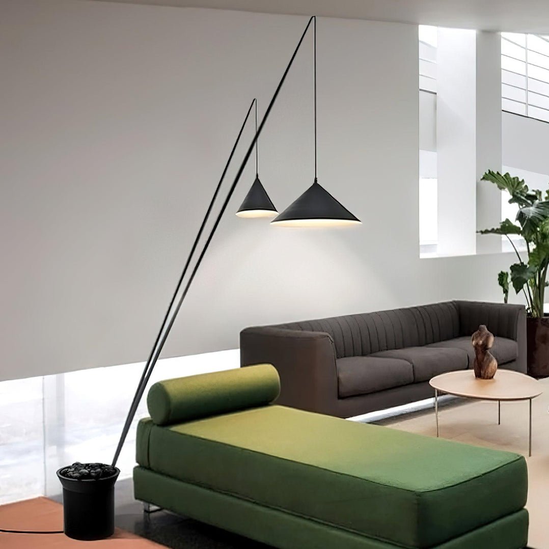 Canorara Multi-Arm Stehleuchte Schwarz