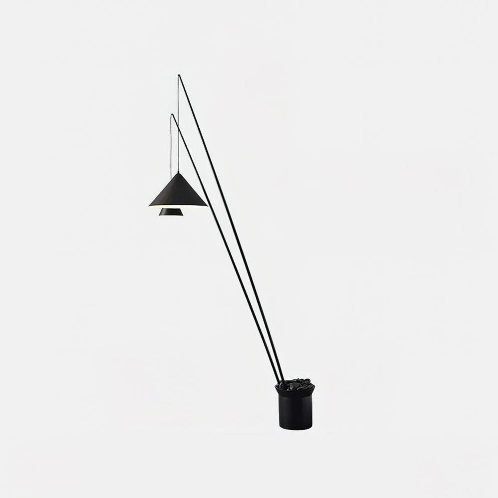 Canorara Multi-Arm Stehleuchte Schwarz