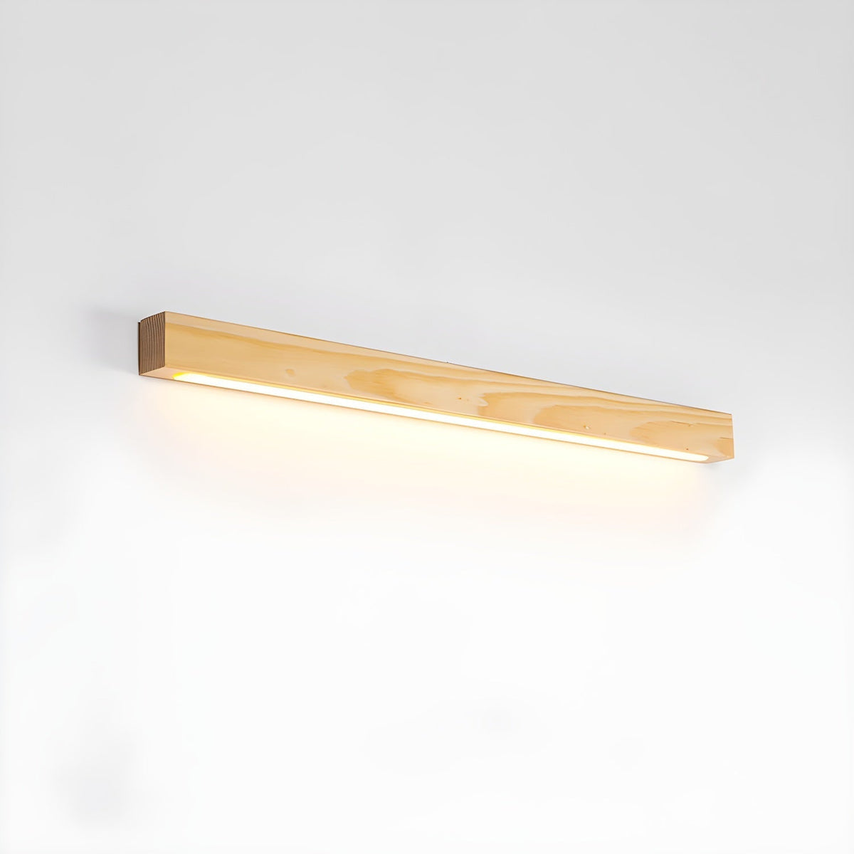Elvivine Wandleuchte Holz Linear Minimalistisch LED