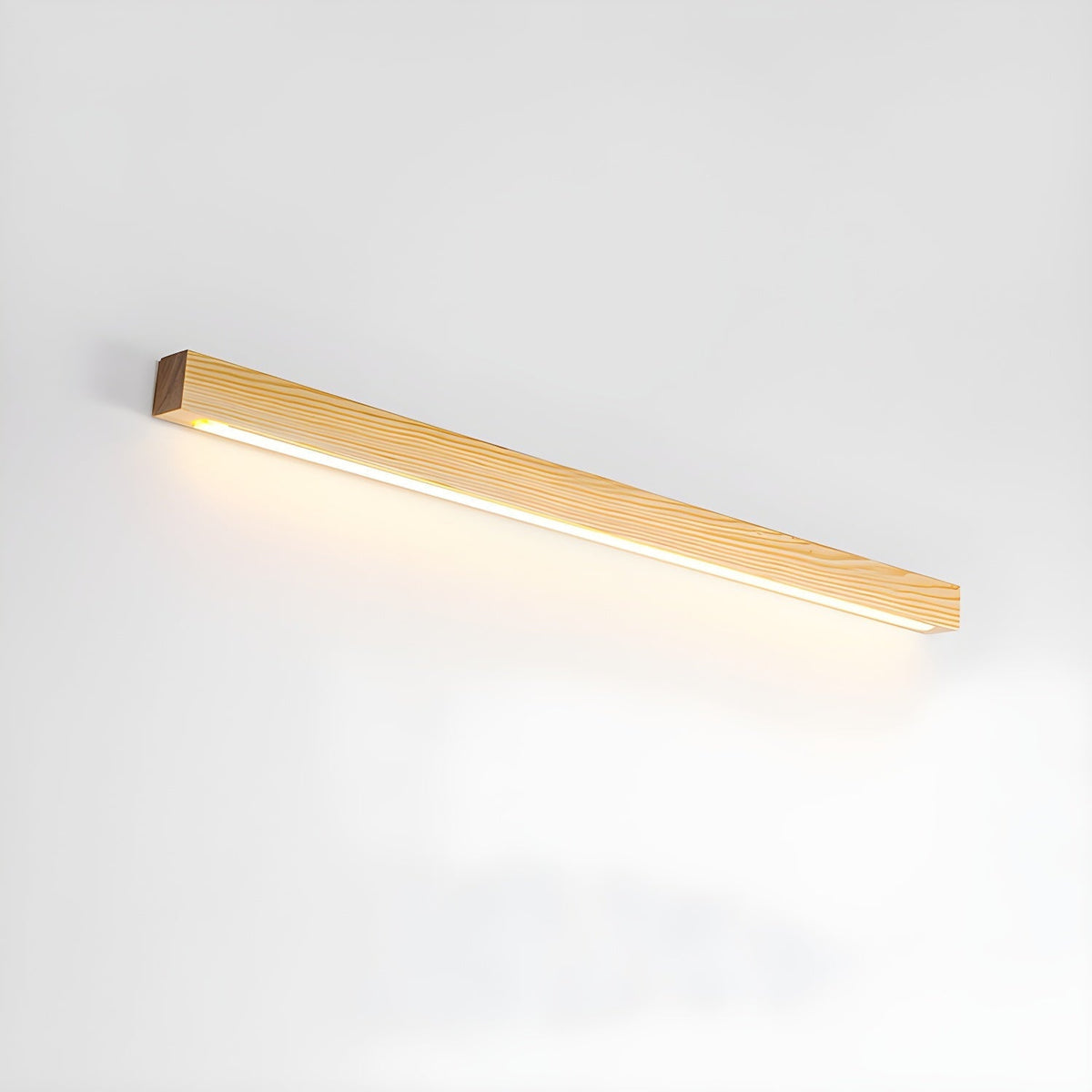 Elvivine Wandleuchte Holz Linear Minimalistisch LED