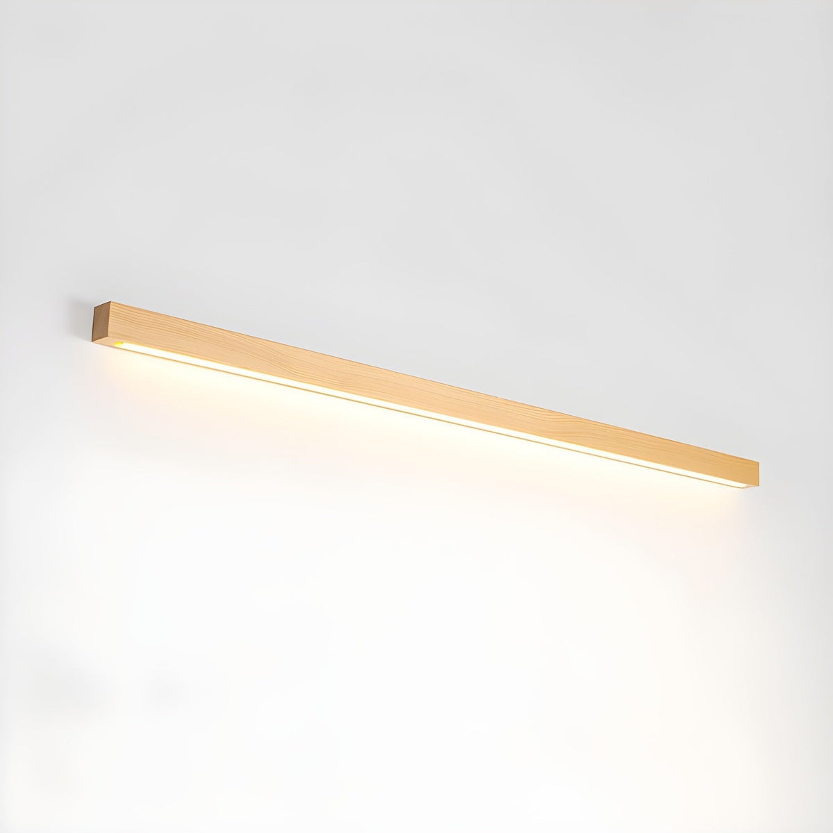 Elvivine Wandleuchte Holz Linear Minimalistisch LED