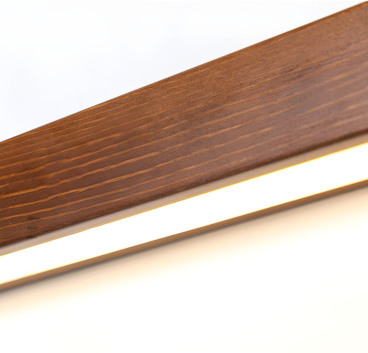 Elvivine Wandleuchte Holz Linear Minimalistisch LED