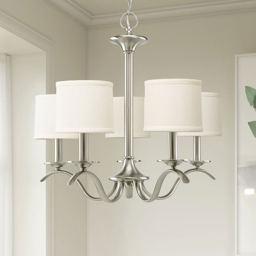 Vatnuvys traditioneller Premium-Messing-Stoff-Metall-Kronleuchter