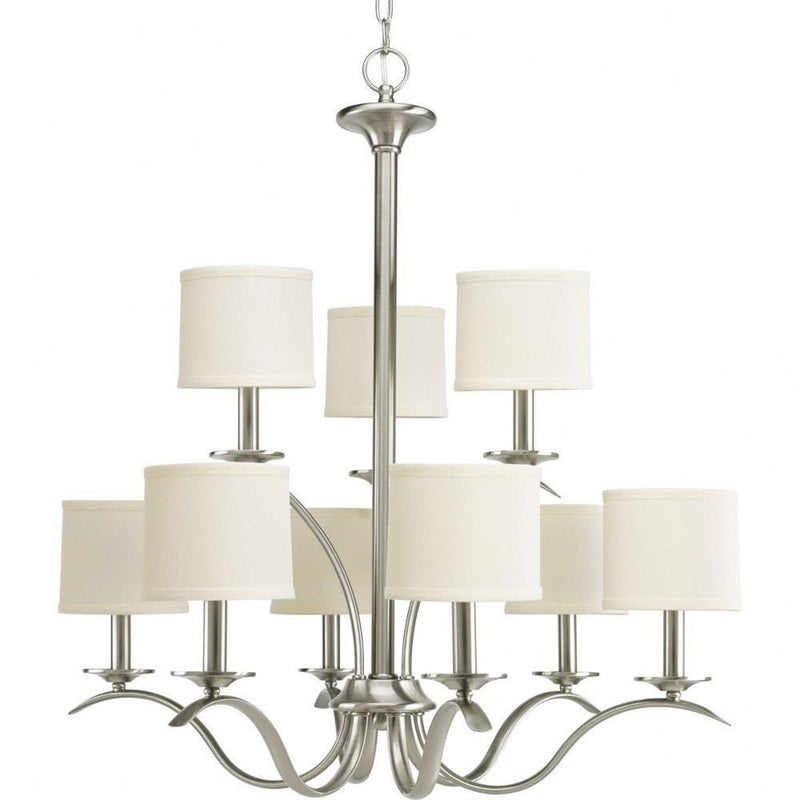 Vatnuvys traditioneller Premium-Messing-Stoff-Metall-Kronleuchter