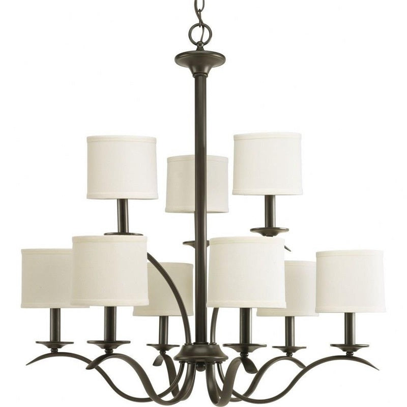 Vatnuvys traditioneller Premium-Messing-Stoff-Metall-Kronleuchter