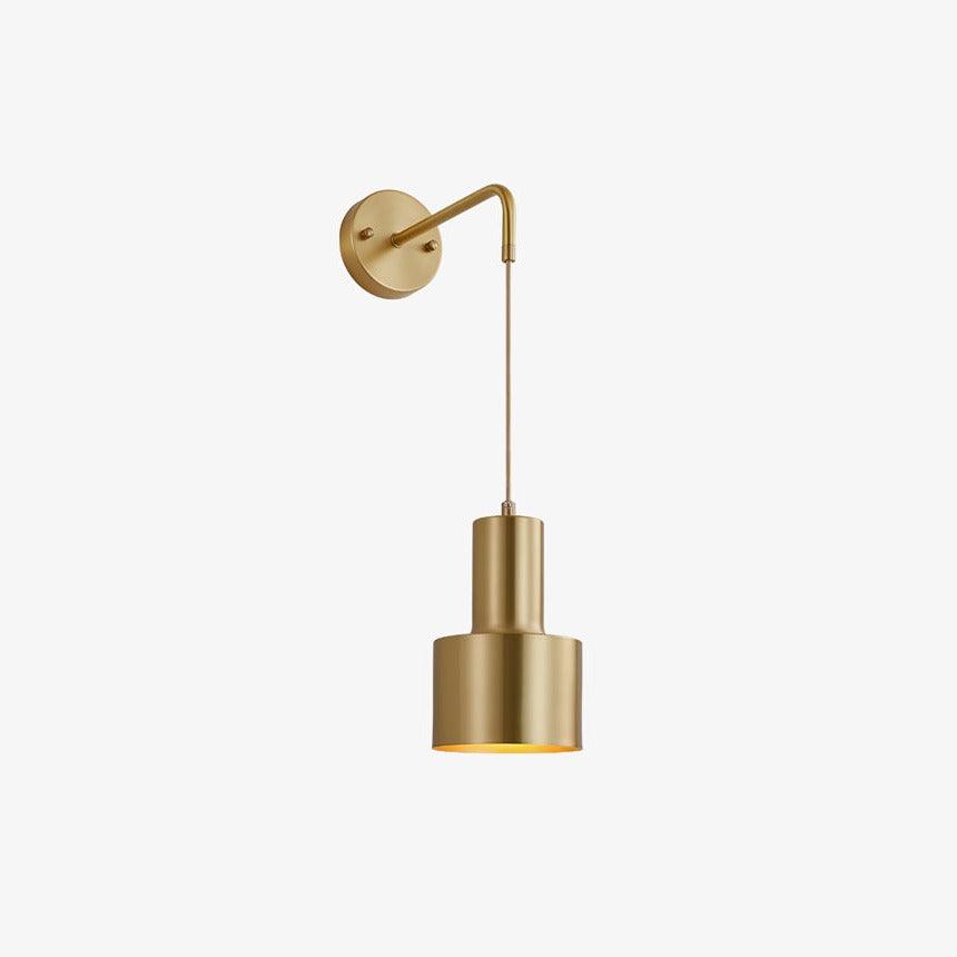 Alvina zeitgenössische minimalistische Wandleuchte aus Messing