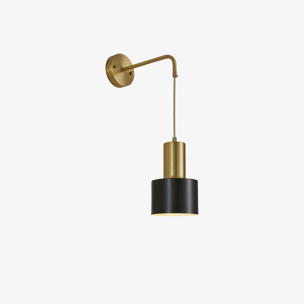 Alvina zeitgenössische minimalistische Wandleuchte aus Messing