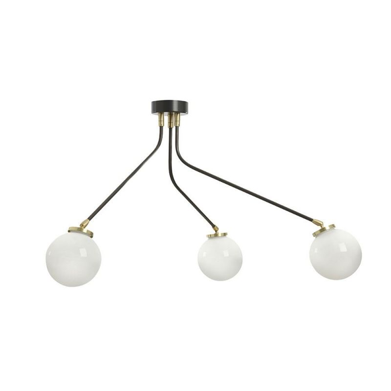 Vatnuvyo moderne minimalistische Deckenleuchte aus Messing mit Metall und Glas