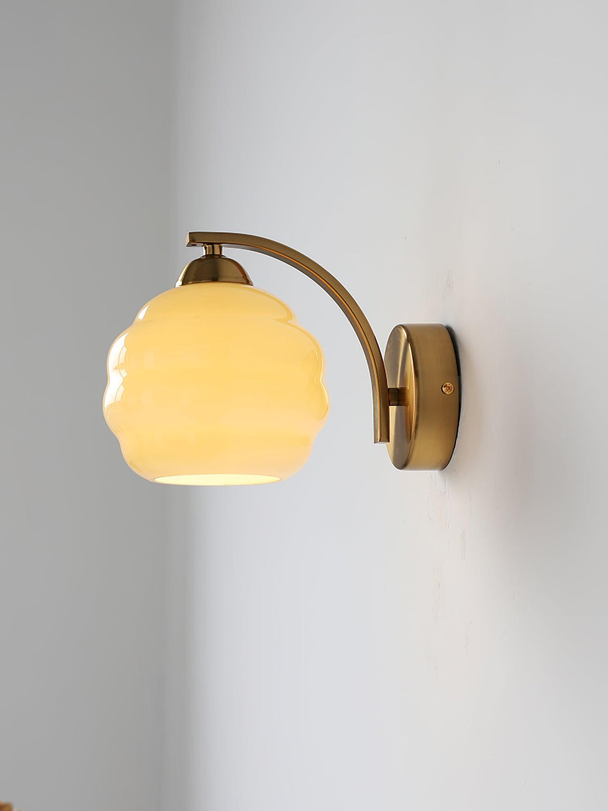 Veloelia Wandleuchte Art Deco Vintage Glas