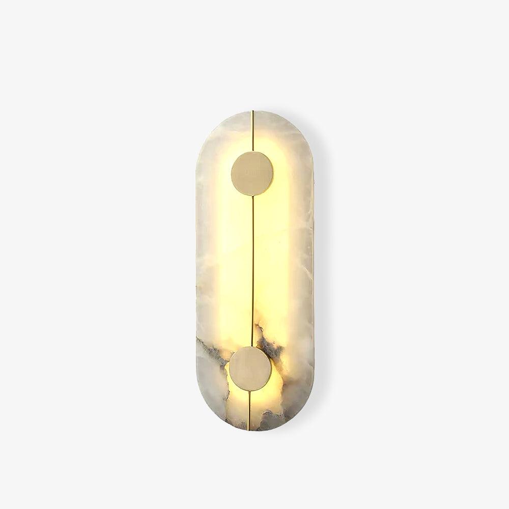 Citheira Minimalistische Alabaster-Wandleuchte