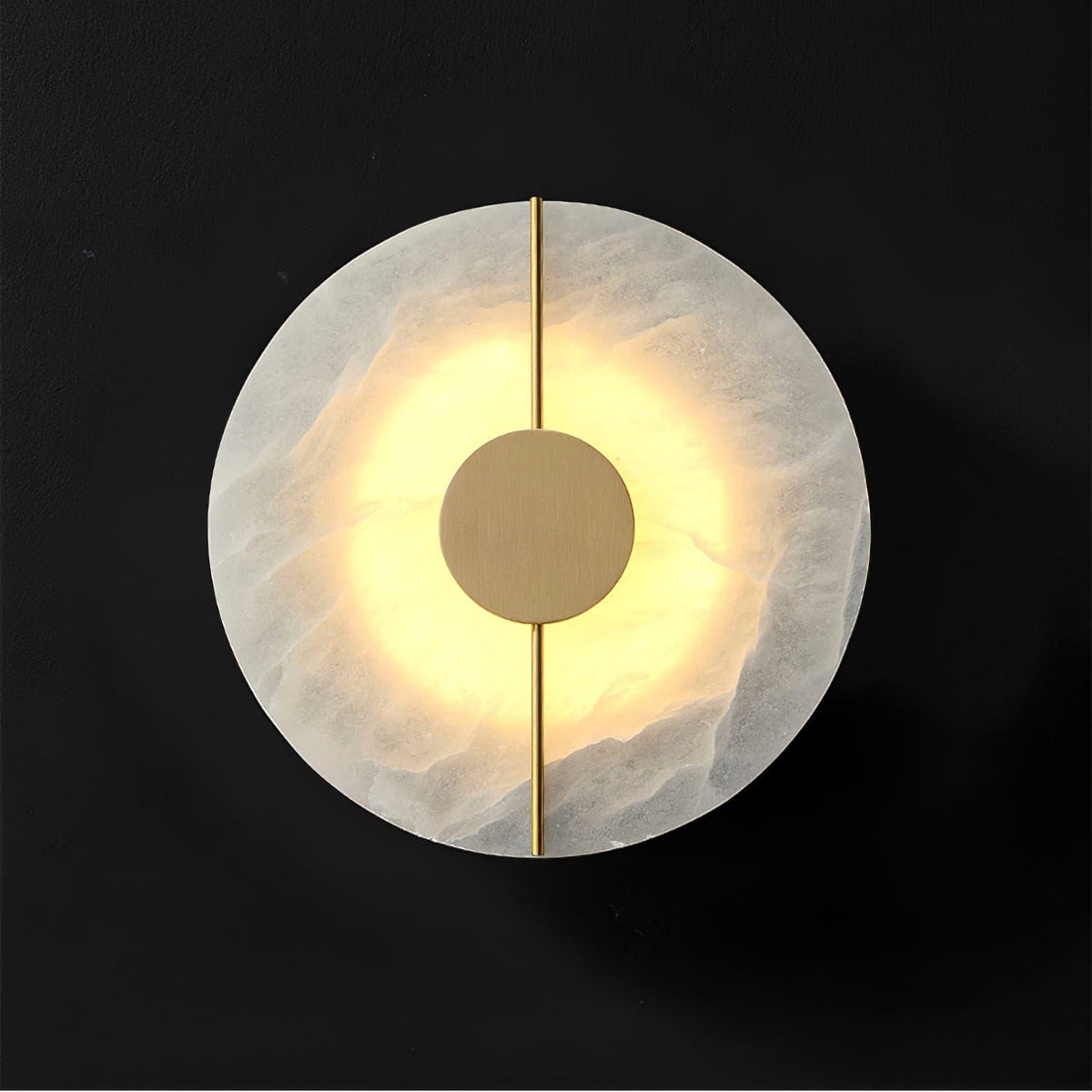 Citheira Minimalistische Alabaster-Wandleuchte