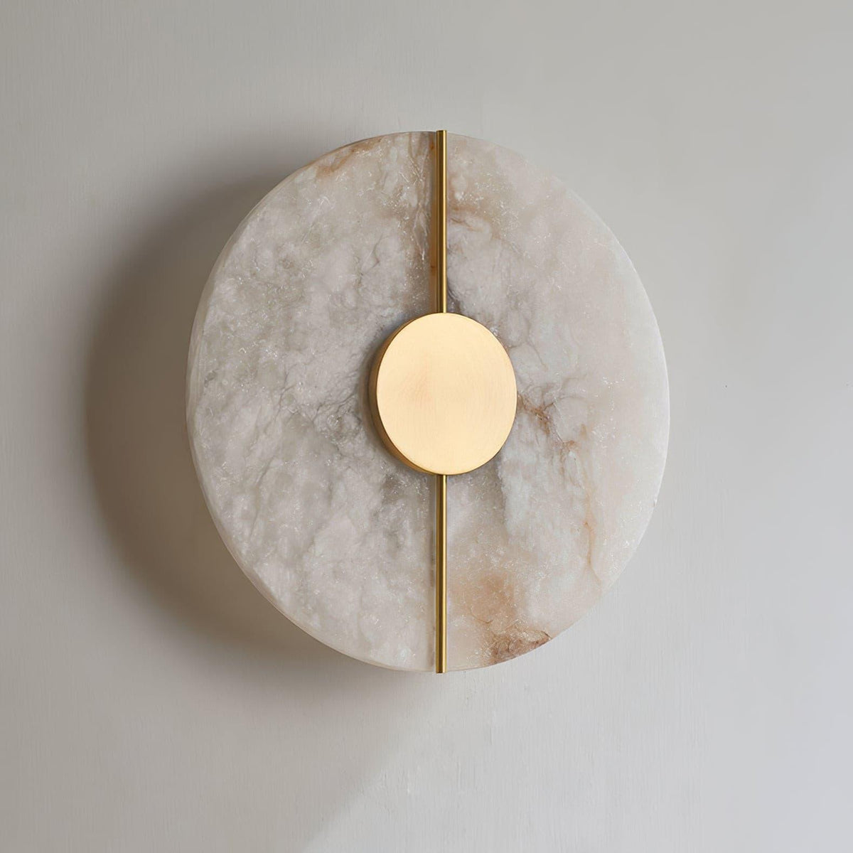 Citheira Minimalistische Alabaster-Wandleuchte