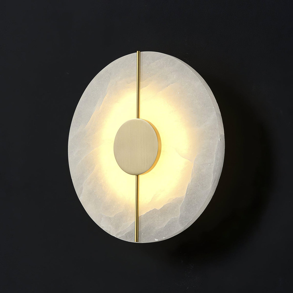 Citheira Minimalistische Alabaster-Wandleuchte