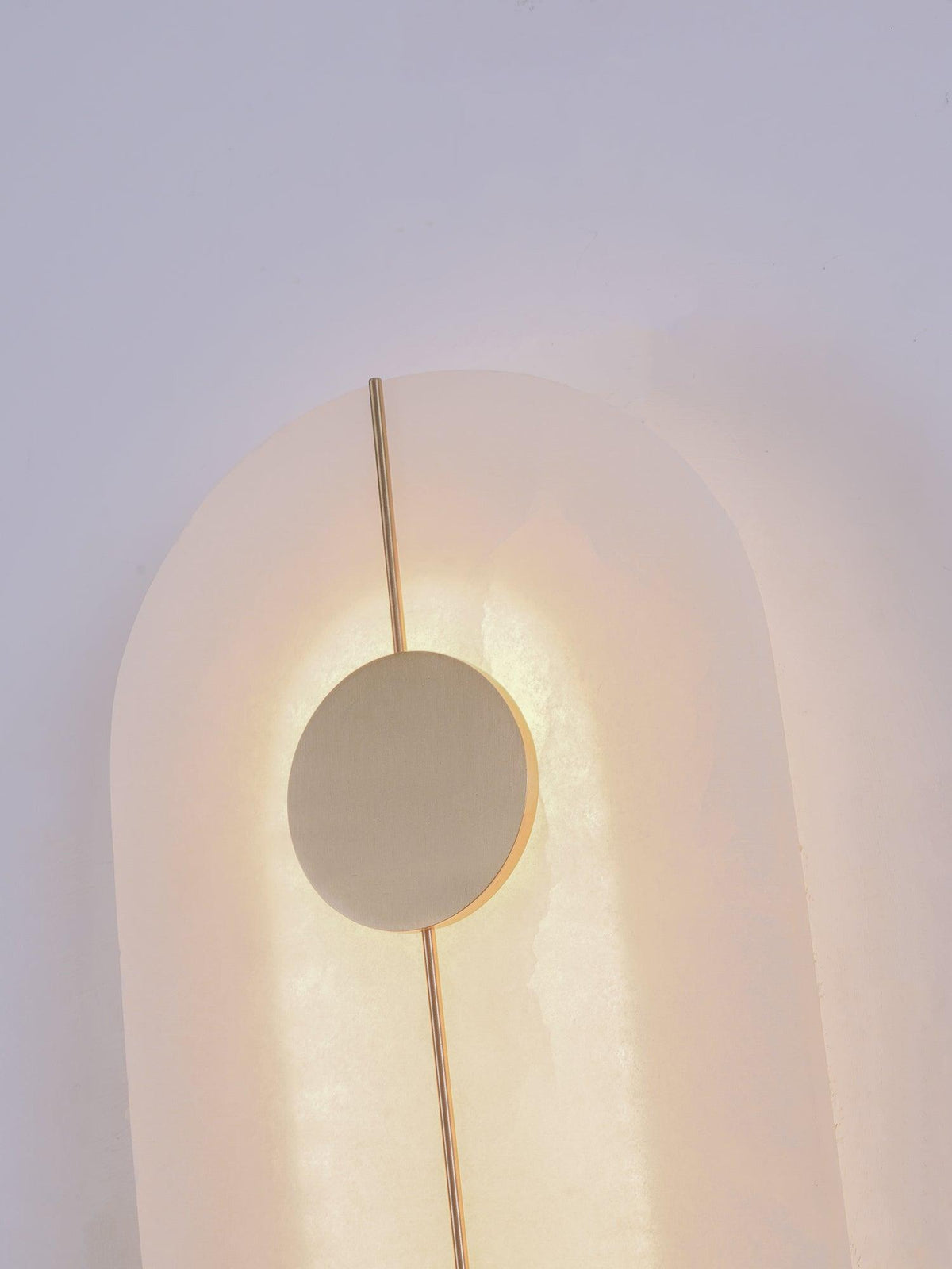 Citheira Minimalistische Alabaster-Wandleuchte