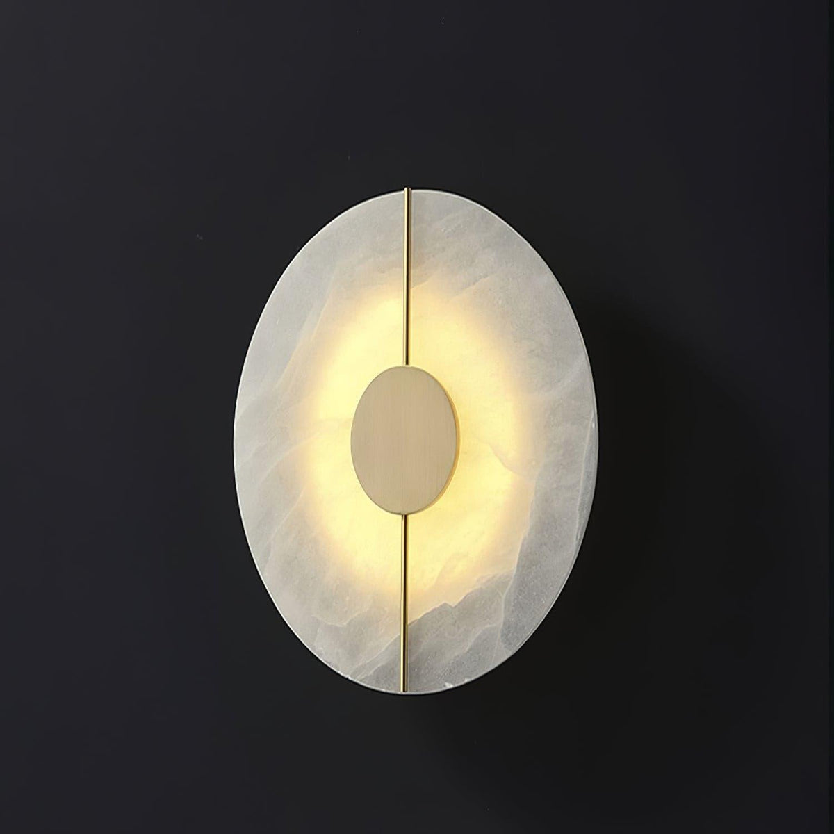 Citheira Minimalistische Alabaster-Wandleuchte