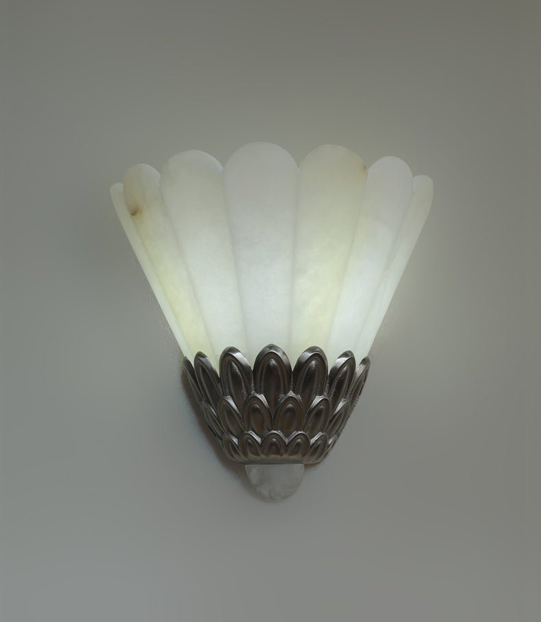 Marbe Vintage Alabaster Petal Wandleuchte