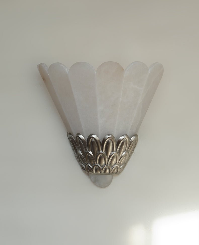 Marbe Vintage Alabaster Petal Wandleuchte
