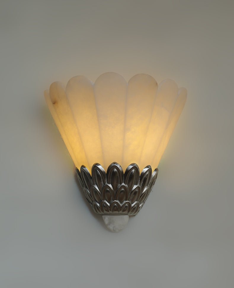 Marbe Vintage Alabaster Petal Wandleuchte