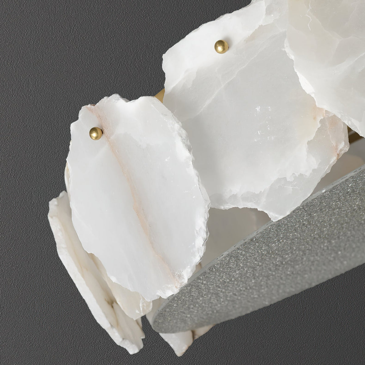 Elay raffinierte Scheiben-Flache Alabaster-Glas Deckenleuchte