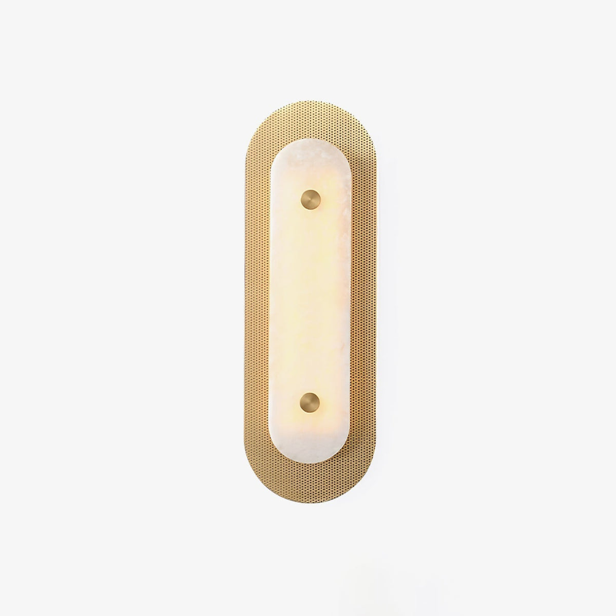 Celaeeth Oval Alabaster-Wandleuchte