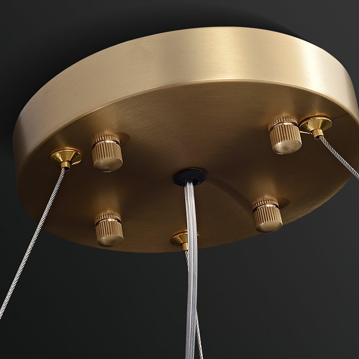 Hexa luxuriöser Kronleuchter aus Glas mit LED