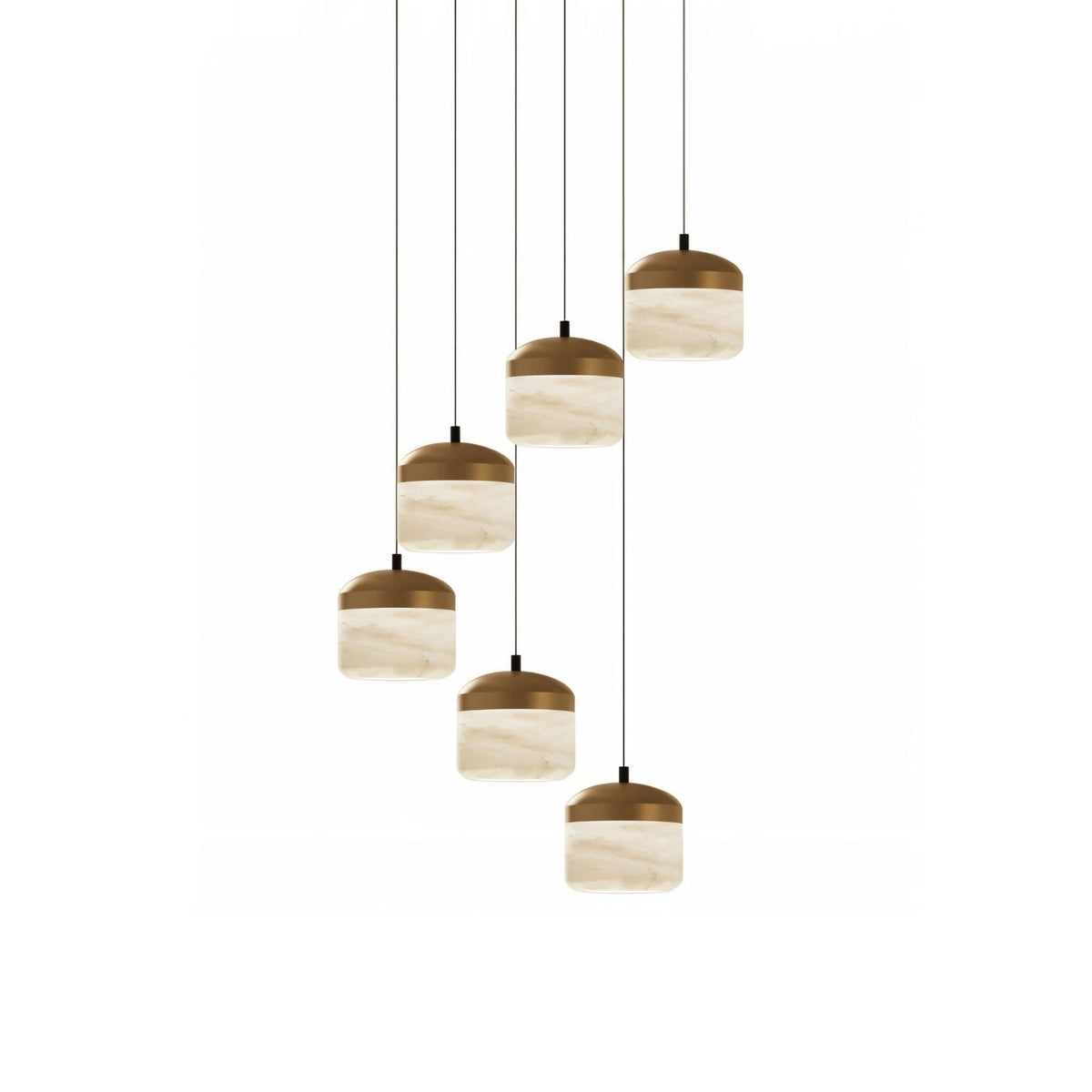 Arquesian Alabaster Pendelleuchte