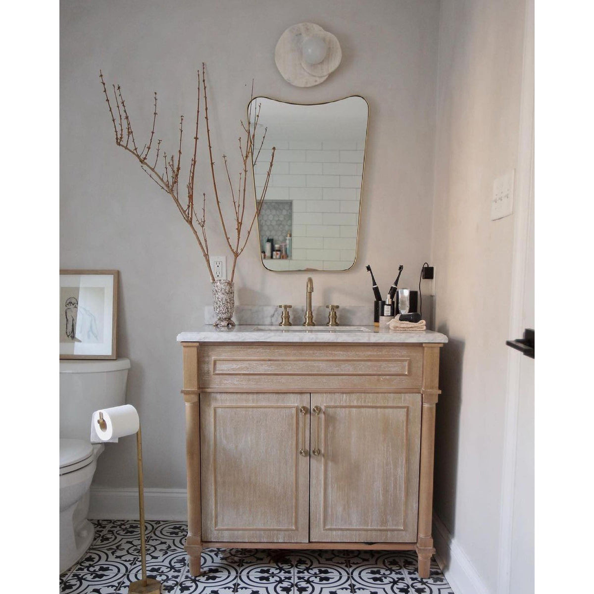 Alorarae Organic Alabaster Wandleuchte