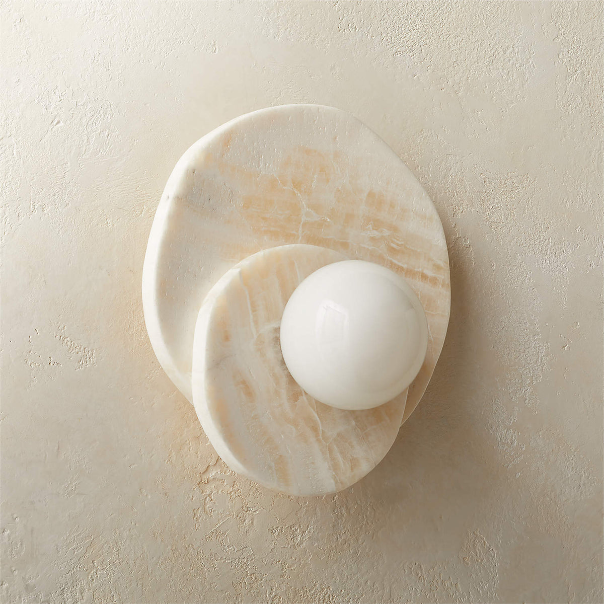 Alorarae Organic Alabaster Wandleuchte