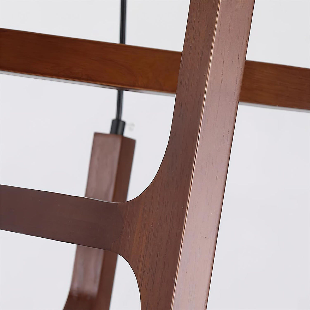 Terra Geometrischer Kronleuchter aus Holz