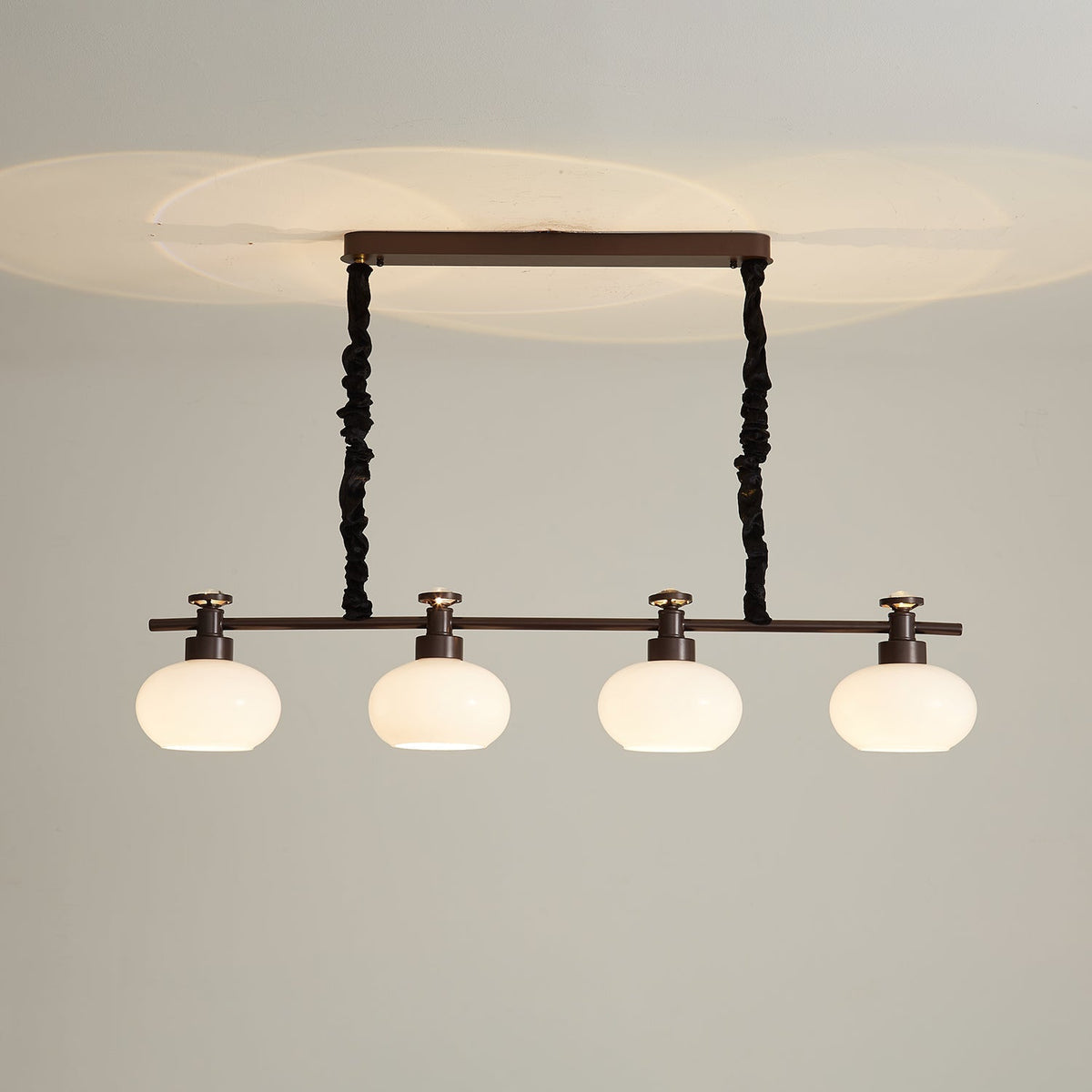 Althaen Elegance Vintage-Glas-Kronleuchter