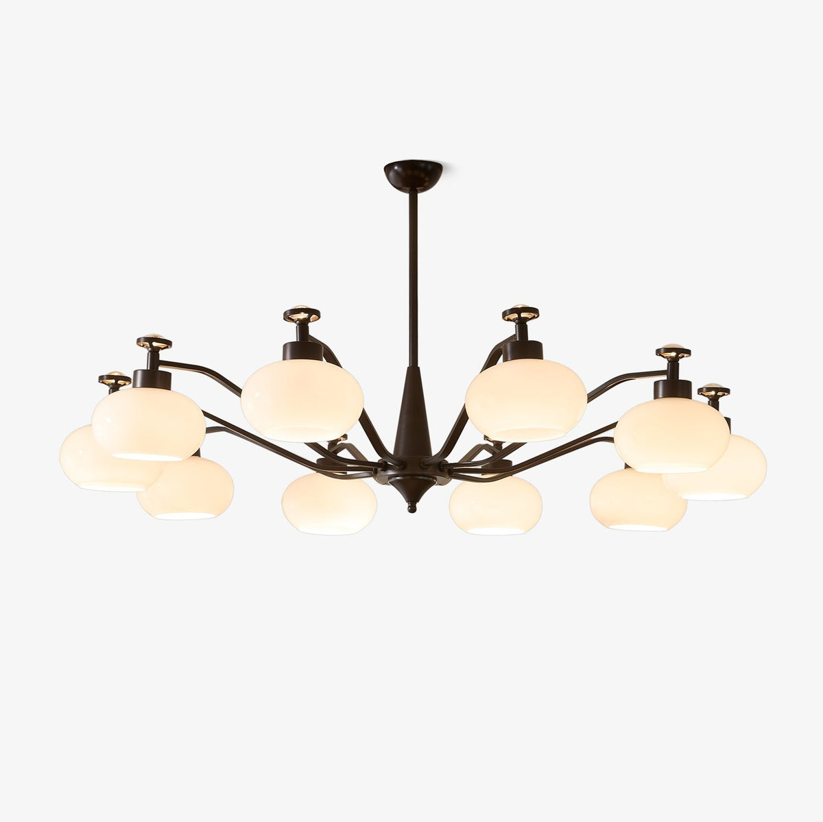 Althaen Elegance Vintage-Glas-Kronleuchter