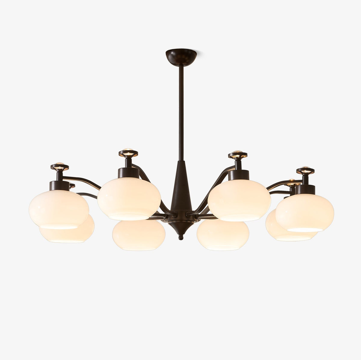 Althaen Elegance Vintage-Glas-Kronleuchter
