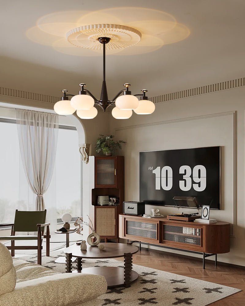 Althaen Elegance Vintage-Glas-Kronleuchter