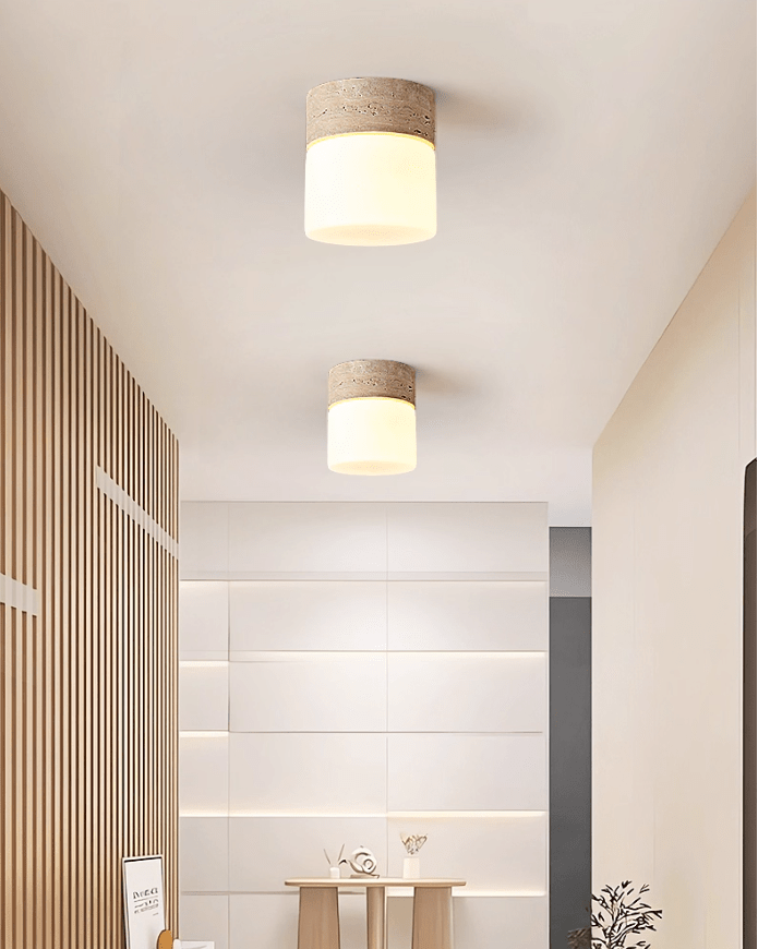 Valirina Travertine Deckenleuchte