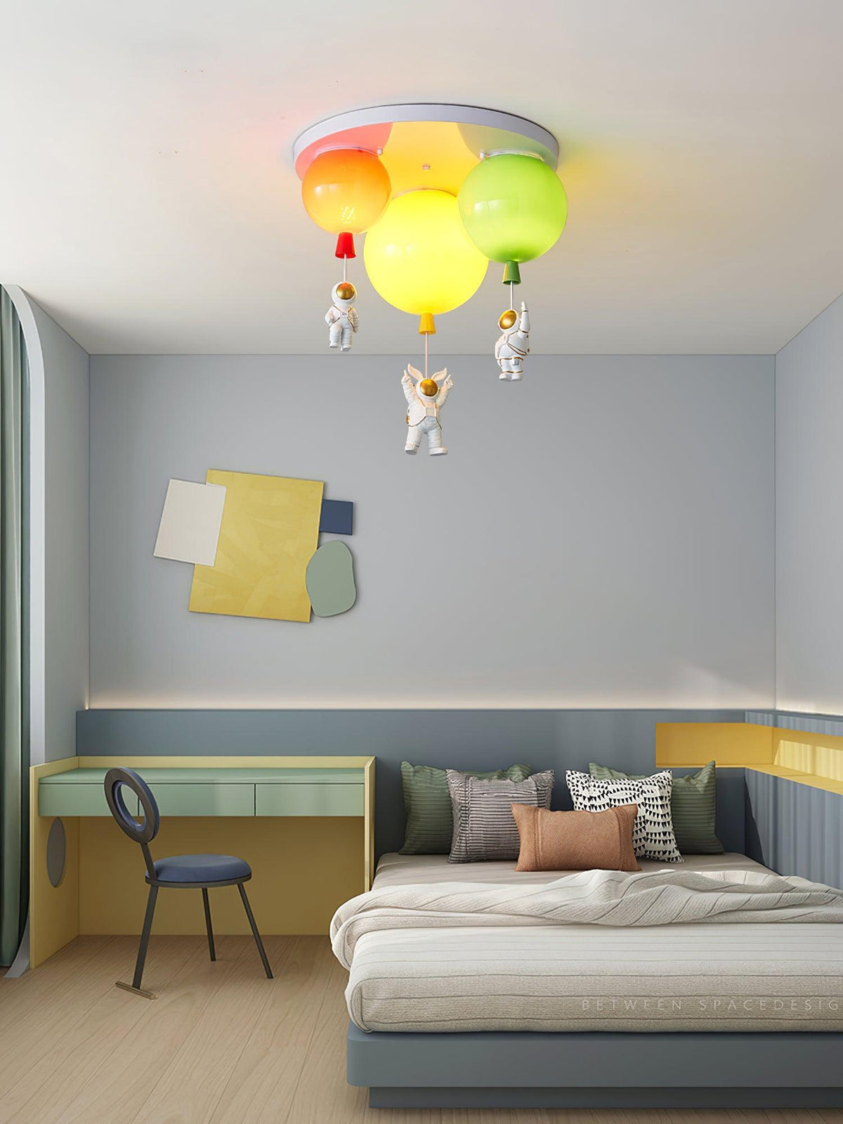 Lumanelle Deckenleuchte Astronaut Glossy Balloon für Kinderzimmer
